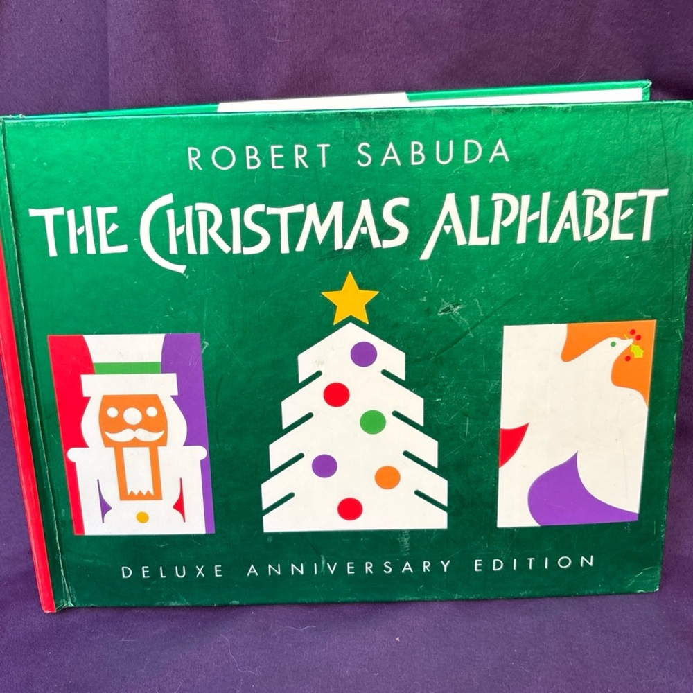 VTG Robert Sabuda THE CHRISTMAS ALPHABET deluxe POP-UP Book Christmas in July